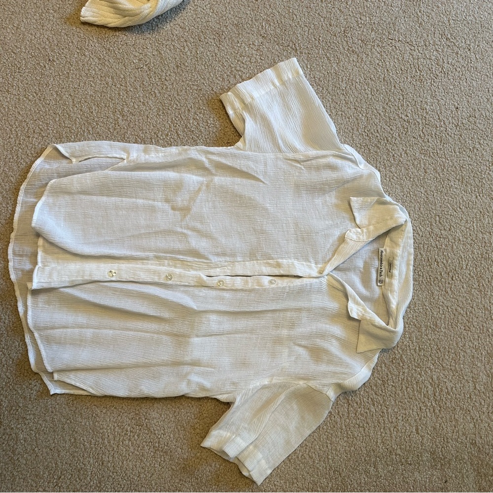 Abercrombie oversized Button-Up Shirt